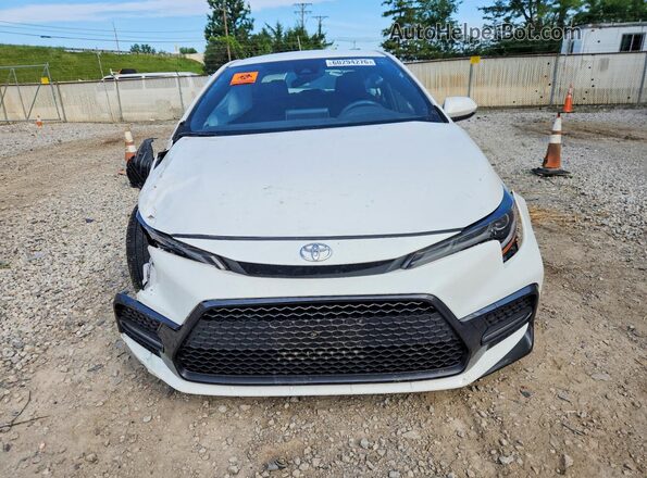 JTDS4RCE5LJ028108 2020 TOYOTA COROLLA White წინა ხედი