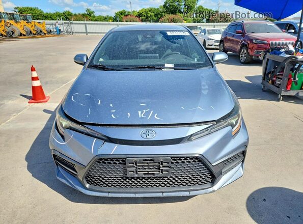 JTDS4RCE7LJ011066 2020 TOYOTA COROLLA Blue წინა ხედი