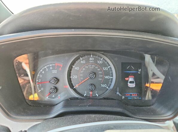 JTDS4RCE7LJ011066 2020 TOYOTA COROLLA Blue ხელსაწყოთა პანელის ხედი