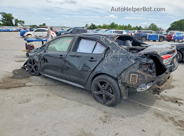JTDS4RCE8LJ029852 2020 TOYOTA COROLLA Black უკანა მარცხენა