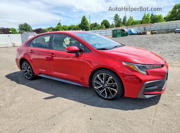 JTDS4RCE9LJ000201 2020 TOYOTA COROLLA Red Delantero derecho