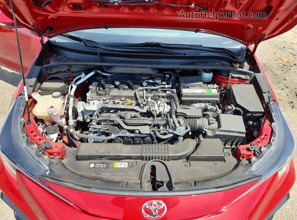 JTDS4RCE9LJ000201 2020 TOYOTA COROLLA Red Vista interior trasera
