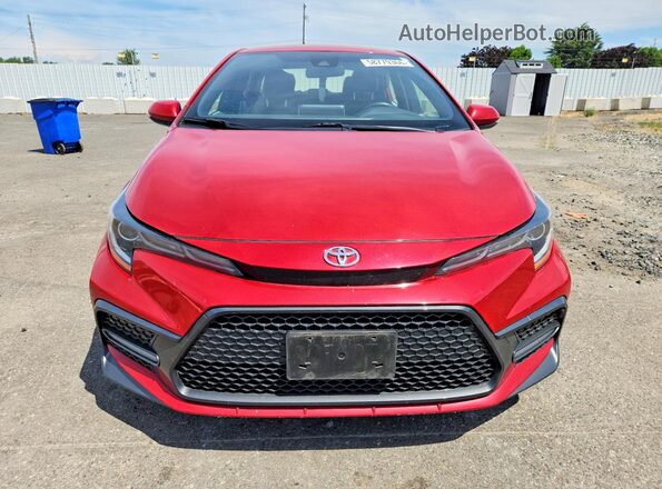 JTDS4RCE9LJ000201 2020 TOYOTA COROLLA Red Vista frontal