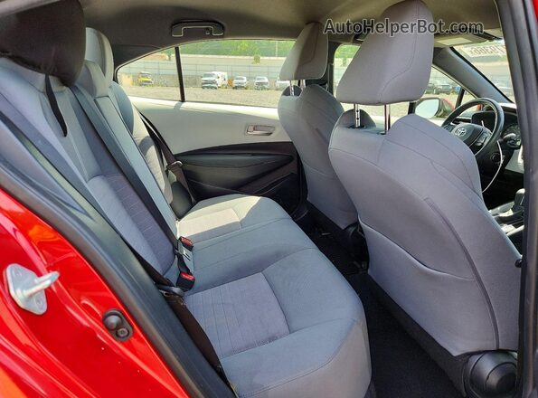 JTDS4RCE9LJ000201 2020 TOYOTA COROLLA Red Vista de los asientos traseros