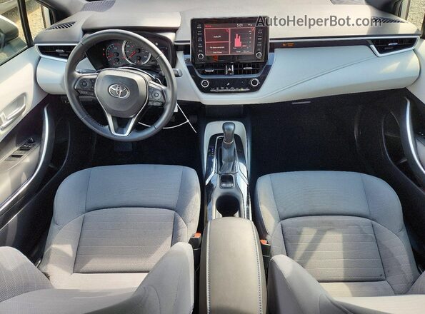 JTDS4RCEXLJ023759 2020 TOYOTA COROLLA Silver წინა პანელის ხედი
