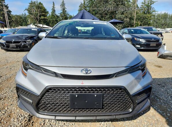 JTDS4RCEXLJ023759 2020 TOYOTA COROLLA Silver წინა ხედი
