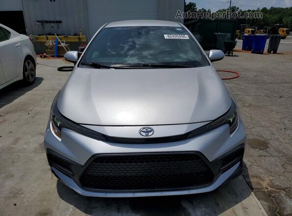 JTDS4RCEXLJ027780 2020 TOYOTA COROLLA Silver Вид спереду