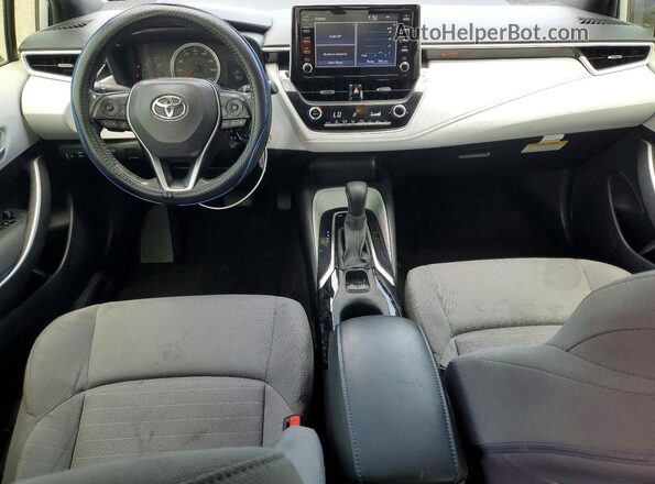 JTDS4RCEXLJ027780 2020 TOYOTA COROLLA Silver Вид панелі приладів