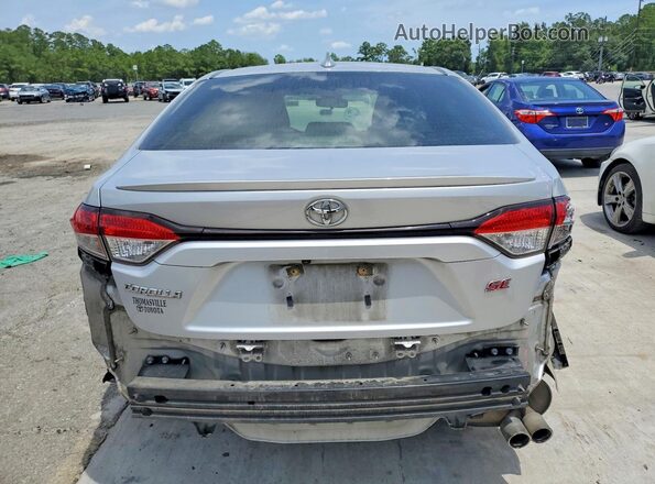 JTDS4RCEXLJ027780 2020 TOYOTA COROLLA Silver Вид ззаду