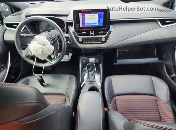 JTDT4MCE6P3515674 2023 TOYOTA COROLLA Black Առջևի վահանակի տեսք