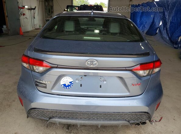 JTDT4MCEXMJ056799 2021 TOYOTA COROLLA Blue Vista trasera