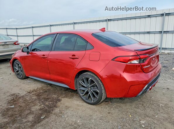 JTDT4RCE0LJ046049 2020 TOYOTA COROLLA Красный Задняя левая четверть