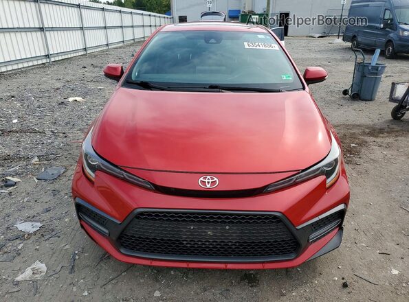 JTDT4RCE0LJ046049 2020 TOYOTA COROLLA Красный Вид спереди