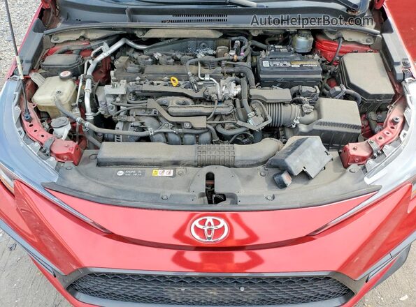 JTDT4RCE0LJ046049 2020 TOYOTA COROLLA Красный Вид задней части салона