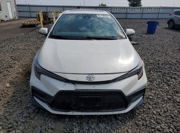 JTDT4RCE5LJ041574 2020 TOYOTA COROLLA Белый Вид спереди