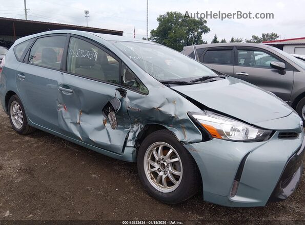 JTDZN3EU2HJ066433 2017 TOYOTA PRIUS V Blue Front view