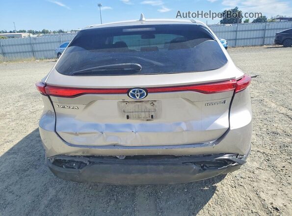 JTEAAAAH0NJ114136 2022 TOYOTA VENZA Silver Widok z tyłu