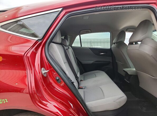 JTEAAAAH0PJ147222 2023 TOYOTA VENZA Red Widok wnętrza z tyłu