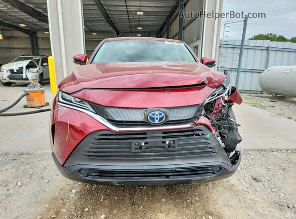 JTEAAAAH0PJ147222 2023 TOYOTA VENZA Red Widok z przodu