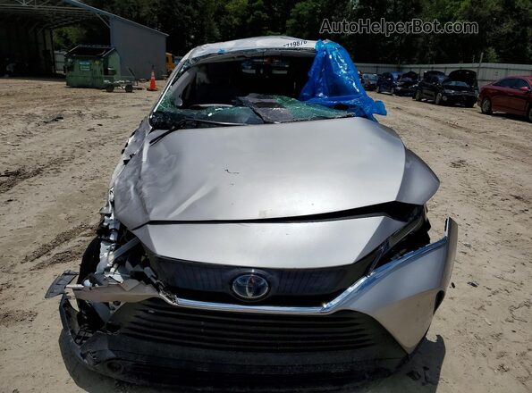 JTEAAAAH1MJ050509 2021 TOYOTA VENZA Silver Widok z przodu