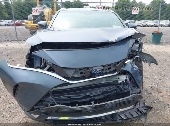 JTEAAAAH2MJ027546 2021 TOYOTA VENZA Серый Вид задней части салона