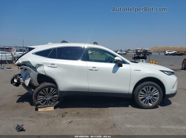JTEAAAAH2MJ027658 2021 TOYOTA VENZA White Вид задньої частини салону