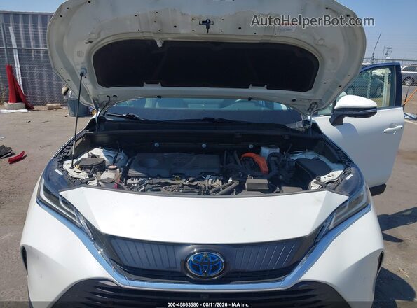 JTEAAAAH2MJ027658 2021 TOYOTA VENZA White Вид ззаду