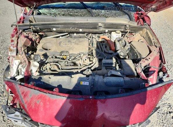 JTEAAAAH3MJ069546 2021 TOYOTA VENZA Red Vista del compartimento del motor