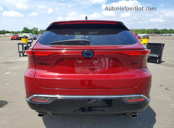 JTEAAAAH3PJ130446 2023 TOYOTA VENZA Red Vista trasera