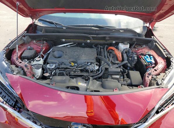 JTEAAAAH3PJ130446 2023 TOYOTA VENZA Red Vista del compartimento del motor