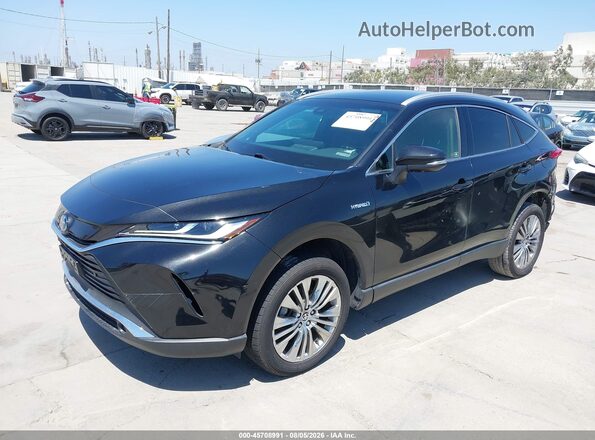 JTEAAAAH5MJ047287 2021 TOYOTA VENZA Black წინა მარცხენა ხედი სამი მეოთხედიდან