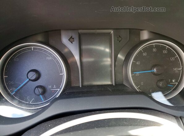 JTEAAAAH6NJ094104 2022 TOYOTA VENZA Blue Вид щитка приладів