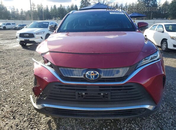 JTEAAAAH7MJ008099 2021 TOYOTA VENZA Red Вид спереду
