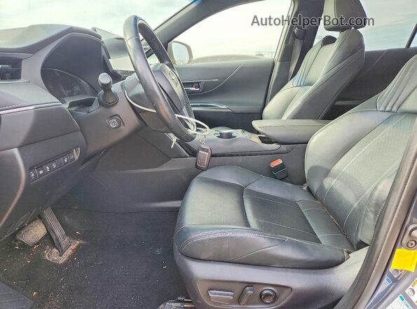 JTEAAAAH7MJ019359 2021 TOYOTA VENZA Gray Widok wnętrza z przodu