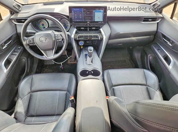 JTEAAAAH7MJ019359 2021 TOYOTA VENZA Gray Widok deski rozdzielczej