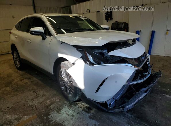 JTEAAAAH7NJ103148 2022 TOYOTA VENZA Белый Передняя правая четверть
