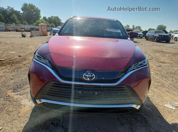JTEAAAAH8MJ006569 2021 TOYOTA VENZA Red Widok z przodu
