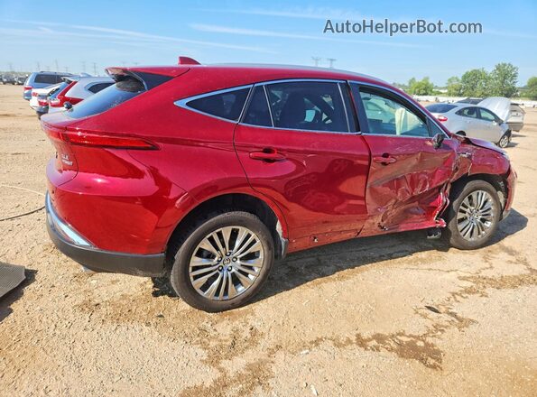 JTEAAAAH8MJ006569 2021 TOYOTA VENZA Red Tył prawy