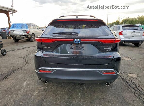 JTEAAAAH8MJ022920 2021 TOYOTA VENZA Black Вид ззаду