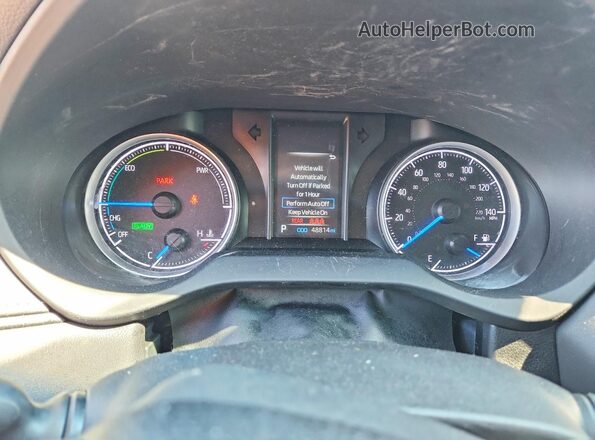 JTEAAAAH8NJ109380 2022 TOYOTA VENZA Серый Вид щитка приборов
