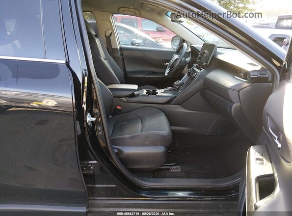 JTEAAAAH8PJ121970 2023 TOYOTA VENZA Black Widok wnętrza z przodu