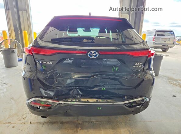 JTEAAAAH9MJ042268 2021 TOYOTA VENZA Black უკანა ხედი