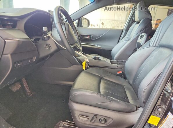 JTEAAAAH9MJ042268 2021 TOYOTA VENZA Black წინა სალონის ხედი