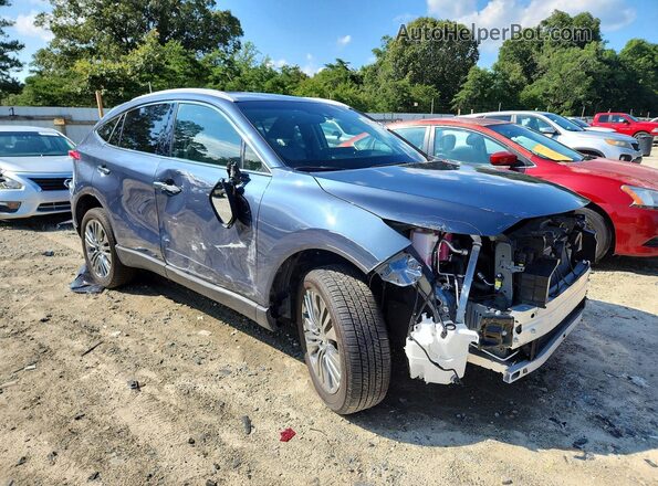 JTEAAAAH9PJ149003 2023 TOYOTA VENZA Blue Delantero derecho