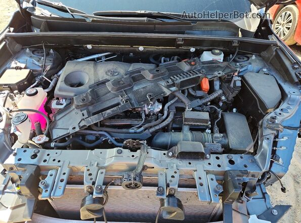 JTEAAAAH9PJ149003 2023 TOYOTA VENZA Blue Vista del compartimento del motor