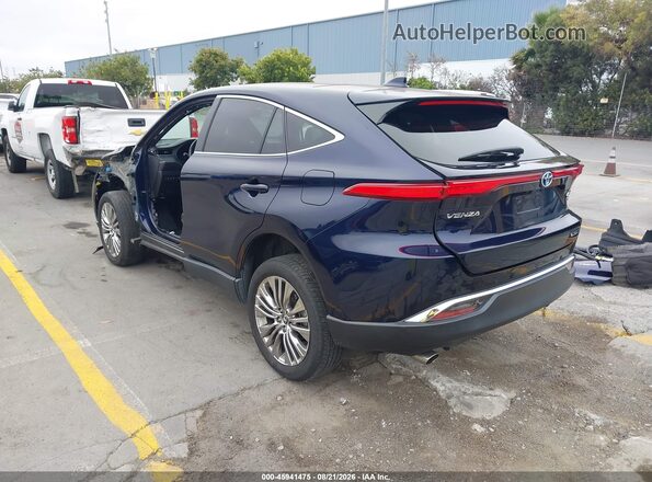 JTEAAAAHXMJ047981 2021 TOYOTA VENZA Blue Rear left