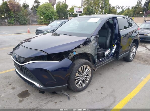 JTEAAAAHXMJ047981 2021 TOYOTA VENZA Blue Front left