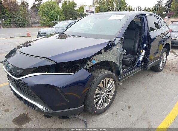 JTEAAAAHXMJ047981 2021 TOYOTA VENZA Blue Front view