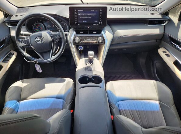 JTEAAAAHXMJ050489 2021 TOYOTA VENZA White Вид панелі приладів