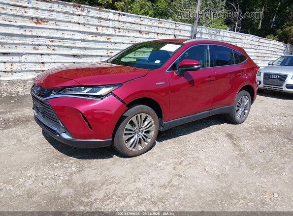 JTEAAAAHXMJ076557 2021 TOYOTA VENZA Красный Передняя левая четверть